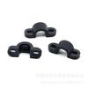 Espaçamento entre Furos 14-15mm Plástico Placa de Crimpage Curva Nylon Fivela de Crimpage de Uma Palavra Protege Plástico Linha de Fixação de Fio Cartão