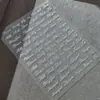 Adesivos de unha com letras em inglês em relevo dourado, adesivos adesivos populares em preto e branco, decorações de unha 3D versáteis atacado