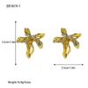 Lugong Novo Estilo Distintivo Irregular Flor Forma Brincos Moda Leve Luxo Elegante Doce Nicho Brincos Brincos