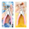 Tijeras Rectas para Uñas Tijeras en Forma de U Cortauñas Uñas de Cristal Uñas de Fototerapia Extensión de Uñas Dar Forma Tijeras Francesas Almacenamiento