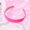 Tiara de Couro Colorida 2,5cm para Mulheres Estilo Dopamina Acessório de Cabeça Versátil Moda Acessórios de Cabelo Estilo Coreano Modelo Mais Vendido Transfronteiriço