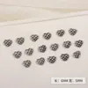 Accesorios de arte para uñas transfronterizos, cruz de estilo oscuro, joyería de aleación retro de moda, nuevas decoraciones metálicas para arte de uñas