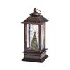 Adornos navideños para personas mayores, luces de viento pequeñas para interiores, luces de noche luminosas LED llenas de agua, adornos, regalos