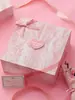 Caja de Regalo para el Día de San Valentín, Caja Vacía para Perfume y Lápiz Labial, Exquisita Caja de Regalo para Niñas, Caja de Empaque para Regalos de Ropa y Cosméticos