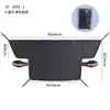 Parasol delantero para coche, ampliado, resistente a la humedad, tela Oxford, protección solar y aislamiento térmico para coche, engrosado, protector para nieve, lámina aluminizada, parasol