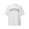 Ru Meng Suo Luo Na Sensação Fresca Retro Americano Estampa de Letras Manga Curta Camiseta Unissex Solta Versátil Casual Top Tendência T