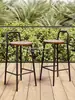 Banqueta Tendência Colorida Casa Banqueta Alta Cadeira de Bar Nórdico Leve Designer Exterior Moderno Simples Lazer