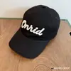 Mesmo Estilo de Pei Zhuxuan ~ Novo Boné de Basebol Macio com Patch de Letra Versátil Estilo de Estrela Coreana Boné de Aba Reta Street