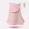 Máscara de Protección Solar Ruiya para Mujer, Protección Completa de Cara y Cuello, Anti-Ultravioleta, Protección Completa de Seda Helada de Verano, Máscara de Sombrilla Transpirable Abrible