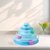 Brinquedo giratório para gatos para autoentretenimento, bastão teaser para gatos para alívio do tédio, brinquedo de bola giratória para gatos, brinquedo de pena para gatinhos, suprimentos de entretenimento para gatos de estimação