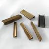 Venta al por mayor de fábrica moderno simple alargado curvo mango cuadrado largo puerta costura puerta de gabinete puerta de cajón manija de puerta