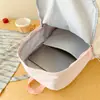 Mochila de Encaje Fresca y Dulce Estilo Coreano Chic Versátil Mochila para Escuela Secundaria Ligera Estrella Color Contrastante Bolsa Escolar para Estudiante