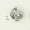 Prata de Xizang Chiang Mai Artesanal Prata Antiga Flor de Concha Sinos Separados de Riqueza Pulseira de Cristal DIY Acessórios para Pingente de Colar