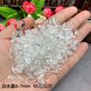 Adornos de cristal de grava blanca natural de 5-7 mm para Buda, venta directa de fábrica, venta al por mayor, 100 g/bolsa