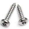 Tornillos Autorroscantes Antirrobo con Cabeza de Panal de Acero Inoxidable 304 con Inserto Torx, Tornillos para Madera de Cabeza Redonda M3 M4 M4.2 M6.3