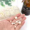 Blanco Lechoso de Alto Brillo ABS Imitación Perla Accesorios para Joyería DIY Pulsera Collar Hilo Hecho a Mano Cuentas Espaciadoras Perlas Sueltas