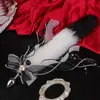 Zorro Arco Metal Anal Desmontable Erótico Sm Juguete Juego de Rol Felpa Cola de Dos Colores