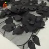 Todo hecho a mano tridimensional DIY posicionamiento de cuentas de grapa bordado en tela punto de malla tela de bordado láser