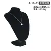Soporte de exhibición de terciopelo para collares con vista al mar, maniquí de cuello para joyería, soporte para colgantes, mostrador de cuello de maniquí, accesorios de exhibición de joyería
