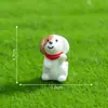Figura Guía Modelo Cachorro de Dibujos Animados para Micro Paisajismo, Muñeca de Decoración para Casa de Muñecas de Jardinería, Adorno de Escritorio