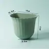 Cubo de basura de pared para cocina, Cubo de basura con forma de flor para encimera, Cubo de basura con forma de flor para colgar en la puerta del armario