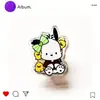Merchandising de Dibujos Animados Acrílicos Sanrio Clip de PP para Anime Papelería Estudiantil Archivo de Examen Vertical Multifuncional Clip para Notas