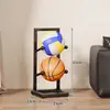 Estante para guardar pelotas, estante para guardar baloncesto escolar, estante de baloncesto interior de múltiples niveles, estante para exhibir equipo de voleibol y fútbol