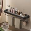 Estante de Almacenamiento para Baño Baño Inodoro Lavabo Sin Perforaciones Baño Baño Estante de Almacenamiento Montado en la Pared
