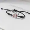 Pulseras Tejidas Estilo Deportivo con Temas de Fútbol, Baloncesto, Voleibol y Tenis, Ajustables para Hombres y Mujeres, Pulseras de Pareja, Venta al por Mayor de Fabricante