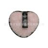 Venta al por mayor de fábrica esponja para lavar la cara en forma de corazón rosa esponja para quitar maquillaje perezoso herramientas de belleza se puede imprimir