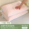 Núcleo de almohada super suave y fresco de seda de hielo para uso doméstico, protección cervical para adultos, ayuda para dormir para hombres y mujeres, enfriamiento de verano, forma rectangular