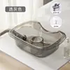 Tina para remojar la cabeza para encamados, Terapia de cabeza con bomba de agua para ancianos, mujeres embarazadas y posparto, Tina para lavar el cabello acostado, Capacidad grande para el hogar