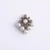 Nueva serie de accesorios pequeños de aleación estilo coreano inspirados en Chanel, accesorio para el cabello con colgante de corazón redondo, joyería DIY hecha a mano