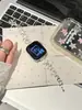 Cadena de Cobre con Zirconia de Estrella Giratoria Correa de Metal para Reloj Adecuada para Apple Watch iWatch 12ª Generación 11/10
