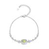 Pulsera de plata de ley S925 con piedras naturales para mujer, de lujo, ligera, sin color, exquisita, de alta gama, con diseño de pequeños libros rojos.