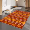 Tapete Minimalista Moderno para Sala de Estar, Tapete de Veludo Cristal para Mesa de Centro, Tapete de Luxo Leve de Alta Qualidade com Padrão de Folhas para Quarto ao Lado da Cama