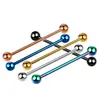 Amazon Ebay Haste Única Haste Longa Barra Industrial Piercing de Moda Multifuncional Joias para Piercing Brincos Studs para Ponte da Orelha Studs para Osso da Orelha