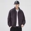 Chaqueta americana de calle con cuello alto para hombre, marca de tendencia nueva primavera/otoño 2026, chaqueta casual de trabajo elegante y sofisticada