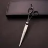 Tijeras para el aseo de mascotas Tijeras para cortar el pelo de perro Juego de tijeras de recorte negras desmontables de 7 pulgadas Tijeras curvas Tijeras para mascotas