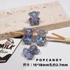 Pulsera de oso, collar, bricolaje, accesorios de cuentas hechos a mano, cuentas sueltas decorativas, linda sirena coreana Ji, cuentas finas de chica flash