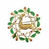 Broches de Natal Europeus e Americanos, Muletas, Alces, Flocos de Neve, Bonecos de Neve, Árvores de Natal, Guirlandas, Sinos, Botas, Broches, Boutonnières