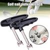 Accesorios para zapatos de golf extractor de clavos triángulo de clavos tornillo extractor de clavos giratorio herramienta universal