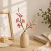 Personalización Flor de Ciruelo Rosa y Flor de Hierba Flores Secas Hechas a Mano para la Temporada de Flor de Cerezo de Primavera Paisajismo, Adornos de Decoración de Dormitorio Estilo Ins