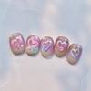 Tomoni Fino Resistente Nail Art Adesivos Ins Explosivo DIY Papelaria Adesivos de Unhas Cor Amor Nail Art Adesivos 4183