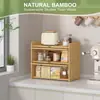 Caja de Pan de Bambú para Cocina del Hogar Caja de Almacenamiento con Tapa a Prueba de Polvo Caja de Almacenamiento para Pasteles Frutas Venta al por Mayor de Stock Transfronterizo