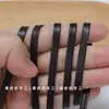 Ropa y Zapatos para Muñecas 3Mmb Accesorios DIY Materiales y Piezas Hechos a Mano Cordón de Piel Sintética PU Correa de Cuero Tira de Cuero Tira Negra