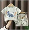 Nuevo Conjunto de Verano de Manga Corta para Niños, Ropa para Niños Estilo Delgado, Camiseta Nueva para Niñas, Ropa para Bebés y Niños, Mono al por Mayor