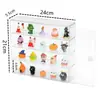 Caja de Almacenamiento Linda para Figuras, Juguetes de Patitos Amarillos Pequeños, Vitrina, Caja de Almacenamiento Transparente de Acrílico para Adornos
