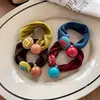 Diadema de Gomas para el Cabello con Cuentas de Plástico Arcoíris M&M para Mujer, Alta Elasticidad, No Dañina, Banda para el Cabello sin Marcas