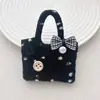 Bolsa de Lã Pequena e Perfumada de Camada Dupla Tecido para Patchwork Acessórios Sapatos e Meias DIY Acessórios de Bagagem Roupas Acessórios para Leggings